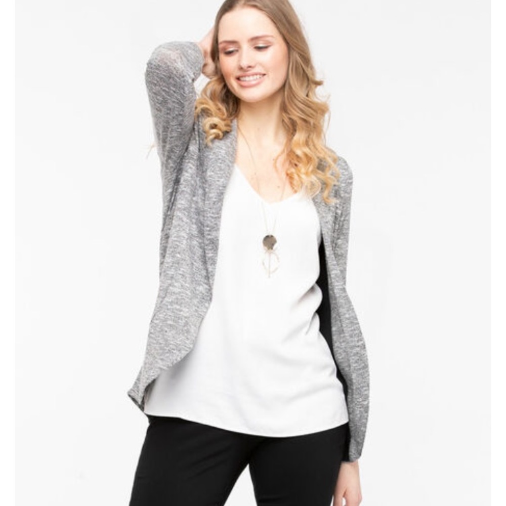 Ricki’s Shawl Collar Open Front Cardigan